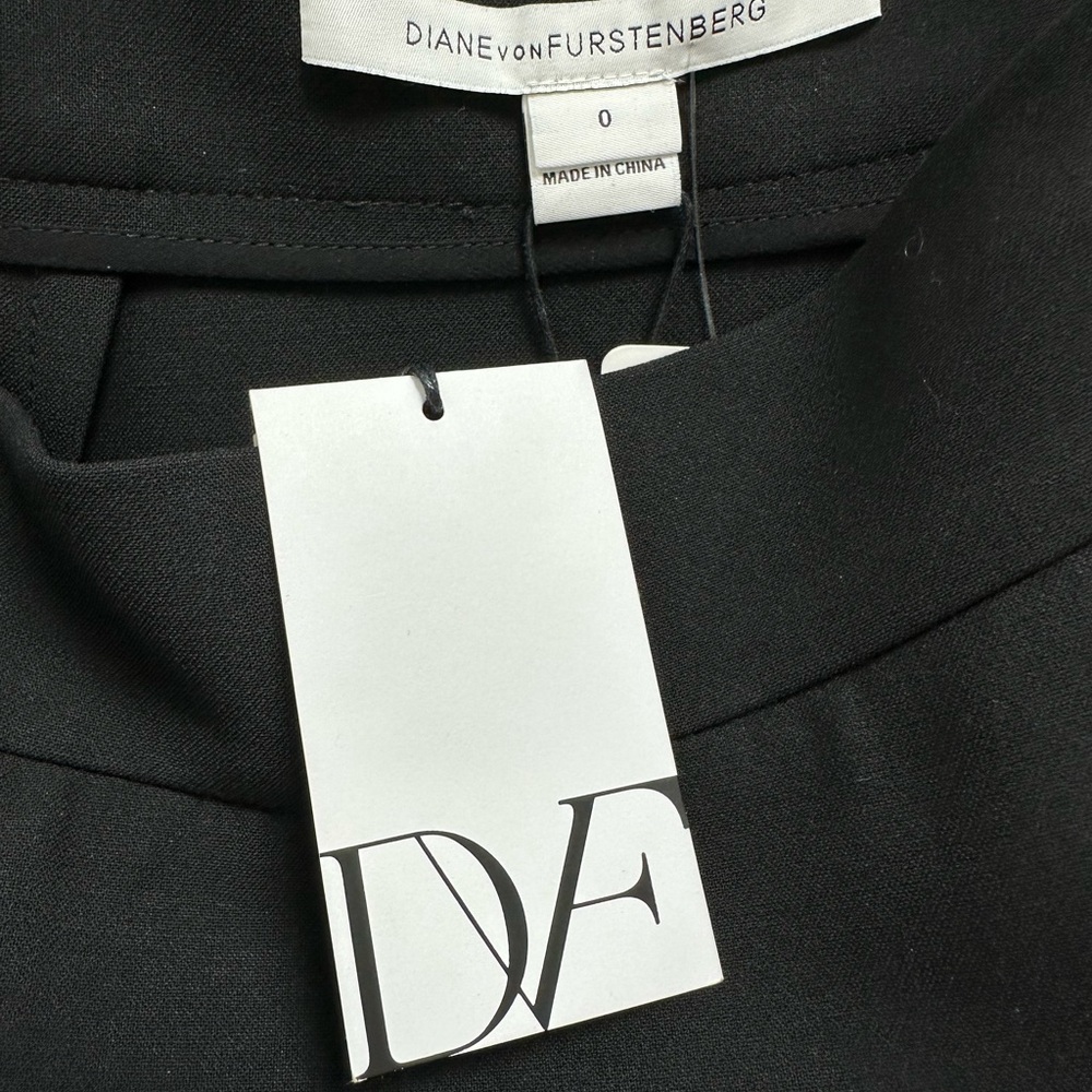 Diane Von Furstenberg Classic Black Midi Skirt